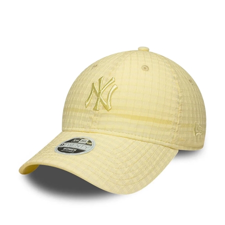 New Era SEERSUCKER 9TWENTY New York Yankees - Pale Yellow