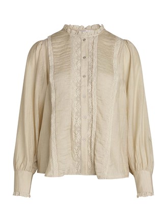 Co Couture New Lisissa Lace Shirt Bone