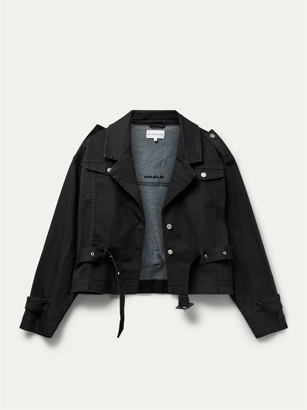 Blanche Noir Biker Jacket Black