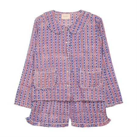Sissel Edelbo Nuvena Pyjamas Set Blue Stripes