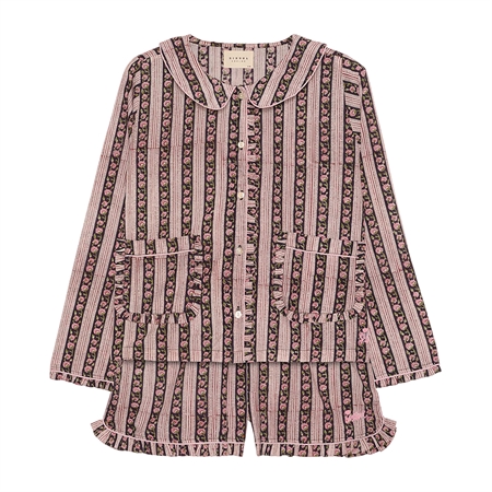 Sissel Edelbo Nuvena Pyjamas Set Black Stripes