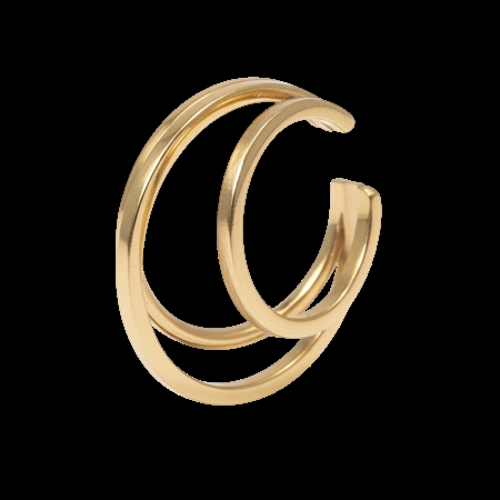 Jane Kønig forgyldt Olympia Ear Cuff øremanchet i 18 karat guld hos MAAK Shop - model OC-SS26-SS-G