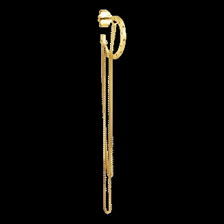 Jane Kønig Orbis Chain Hoop Guld