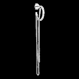 Jane Kønig Orbis Chain Hoop Silver