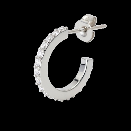 Jane Kønig Olympia Hoop with Stones 10 Silver