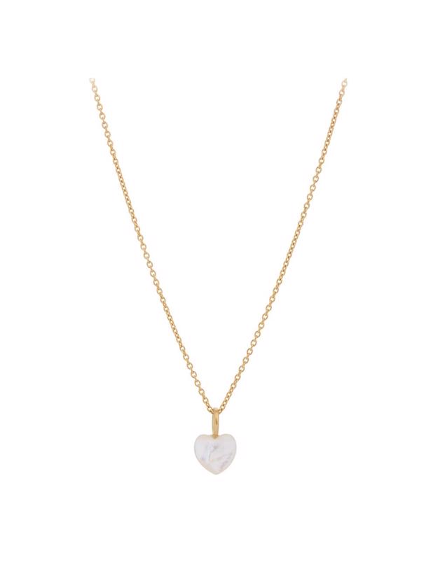 Pernille Corydon Ocean Heart Necklace Adj. 40-45 cm Gold