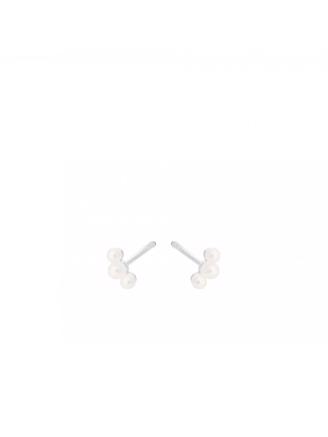 Pernille Corydon Ocean Pearl Earsticks size 6 mm Silver