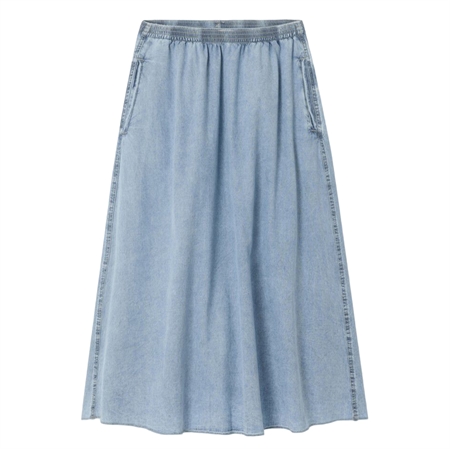 American Vintage PAYBOU Skirt Blue Snow