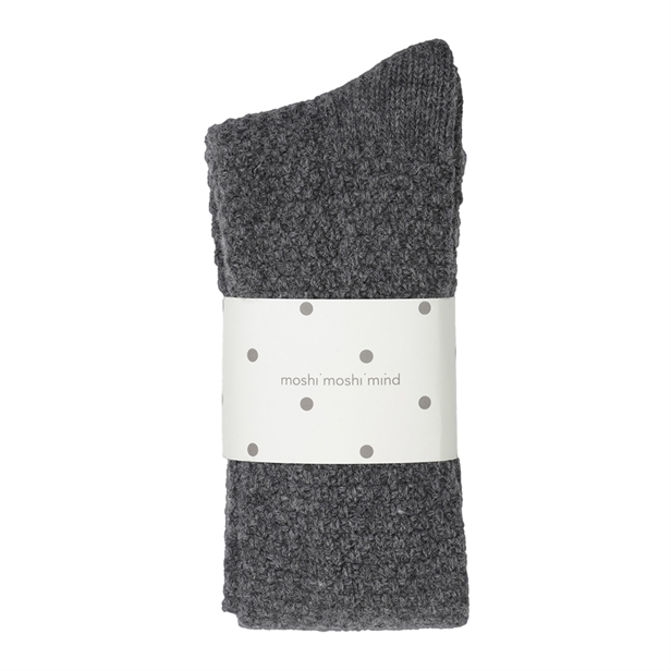 Moshi Moshi Mind Pearly Socks charcoal melange