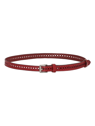 Plissé Copenhagen Bella Belt One Size Red