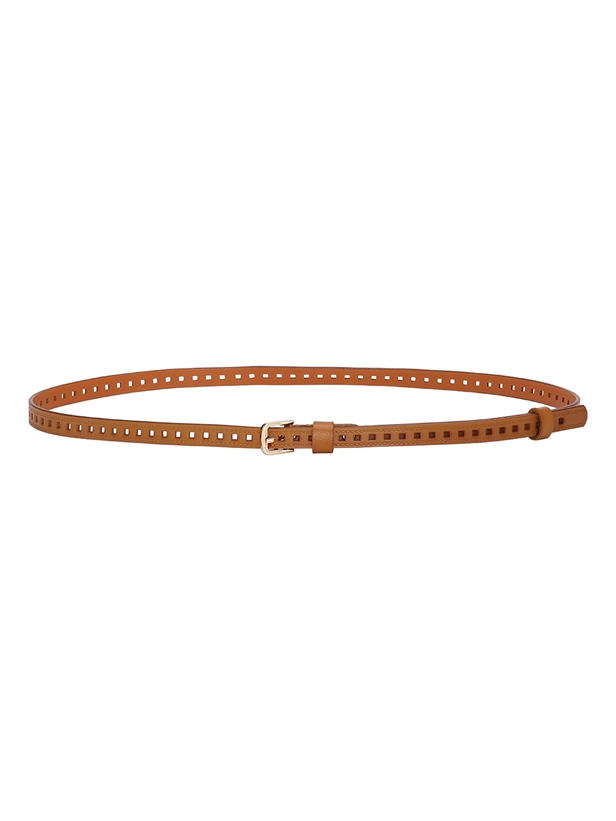 Plissé Copenhagen Gaia Belt One Size Cognac