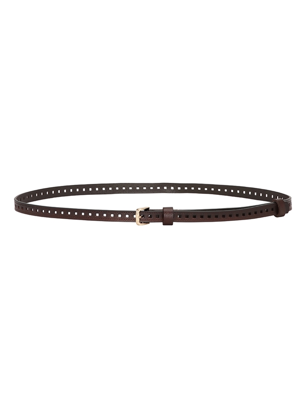 Plissé Copenhagen Gaia Belt One Size Dark Brown