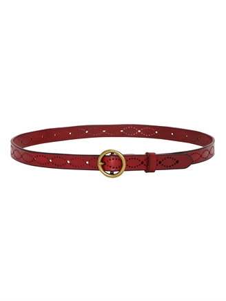 Plissé Copenhagen Gaya Belt One Size Red