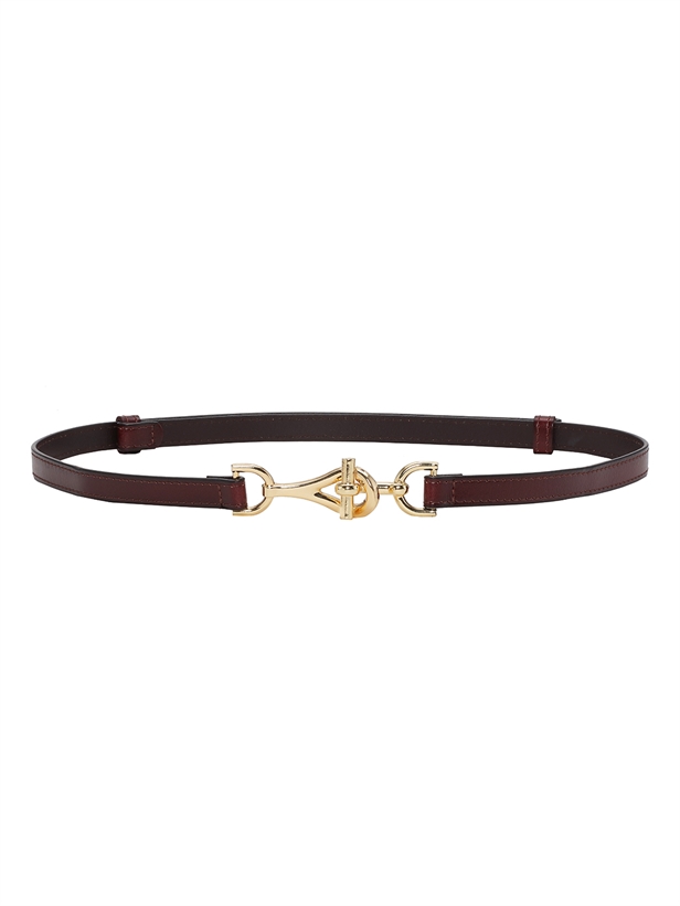 Plissé Copenhagen Gina Belt One Size Dark Brown