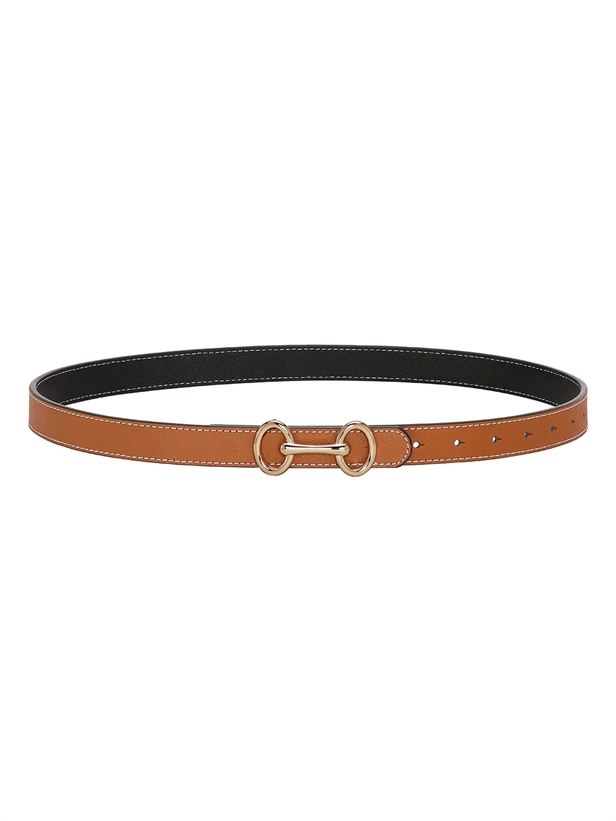 Plissé Copenhagen Grace Belt One Size Cognac