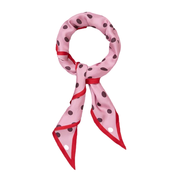 Becksöndergaard Polka Triangle Sia Scarf Pink Nectar