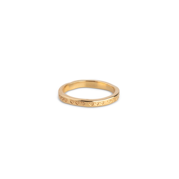 Enamel Copenhagen Heart Ring Guld