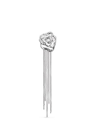 Jane Kønig Rose Chain Earring Silver - Right