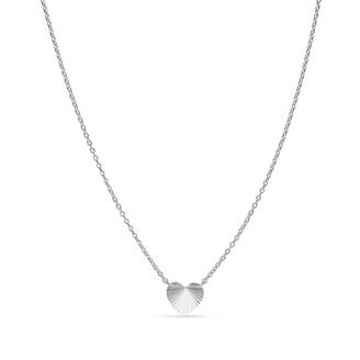 Jane Kønig Reflection Heart Necklace Silver