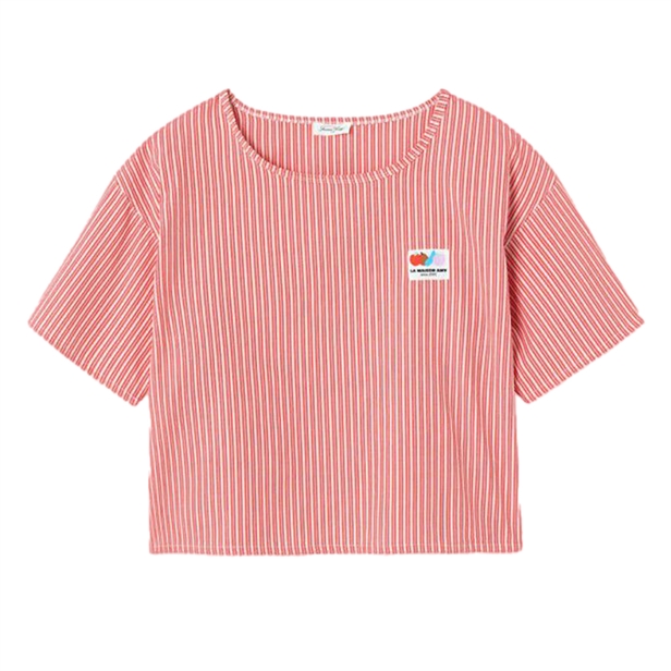 American Vintage RYFIR Top Poppy Stripes