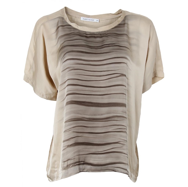Rabens Saloner Maggi Tidal Blouse Grey combo