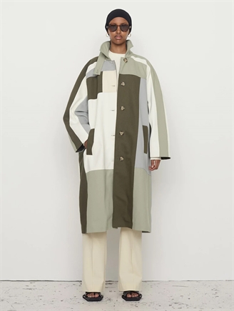 Mads Nørgaard Recycled Boutique Jyron Patch Coat Multi