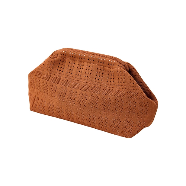 Pico Copenhagen Rosalia Clutch Cognac Lace