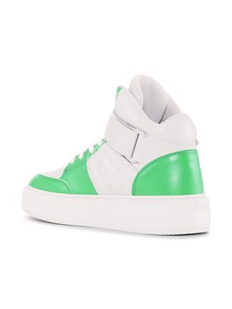 Ganni S1966 Sporty Mix Cupsole High Top Kelly Green