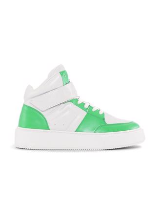 Ganni S1966 Sporty Mix Cupsole High Top Kelly Green