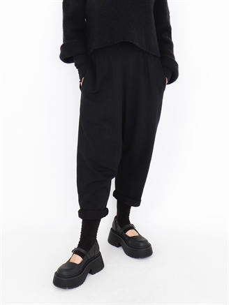 Sort Aarhus Baggy Pants SA1107 Solid Black