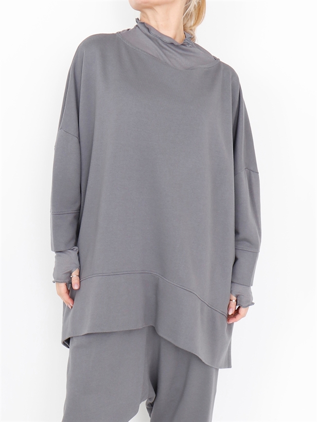 Sort Aarhus Oversize Blouse SA2157 Inky Blue