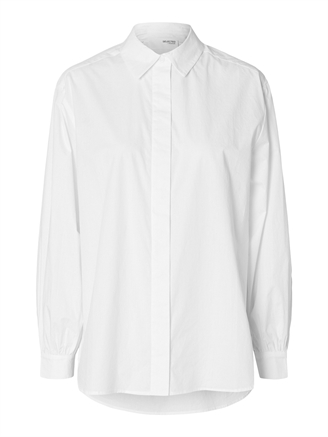 Selected Femme SlfHelen LS Shirt Brught White