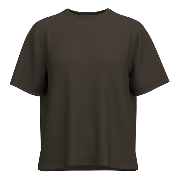Selected Femme SlfTenny SS Boxy O-Neck Tee Delicioso