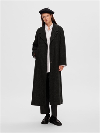 Selected Femme SlfLaima Wool Coat Black
