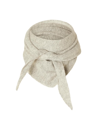 Selected Femme SlfManila Knit Cashmere Scarf Light Grey Melange