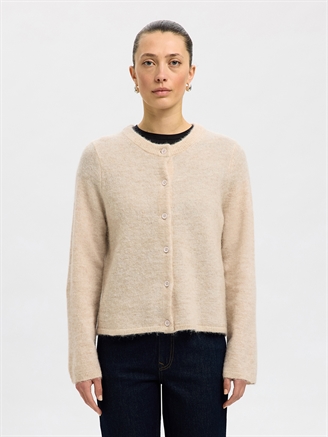 Selected Femme SlfLulu New LS Knit Cardigan Birch