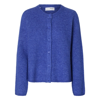 Selected Femme SlfLulu New LS Knit Cardigan Dazzling Blue