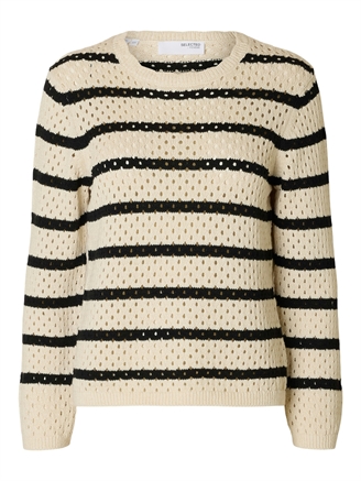 Selected Femme SlfKenya LS pullover Knit Birch