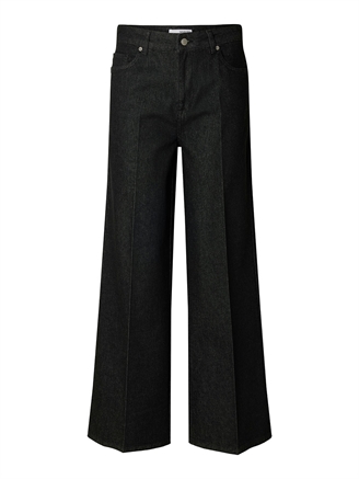 Selected Femme SlfCora HW Denim Pant Black Denim