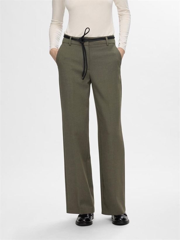 Selected Femme SlfRita MW Wide Pant Kalamata