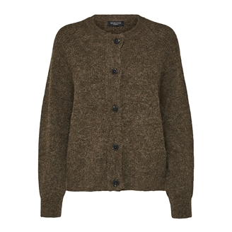 Selected Femme SlfLulu LS Knit Short Cardigan Dachshund