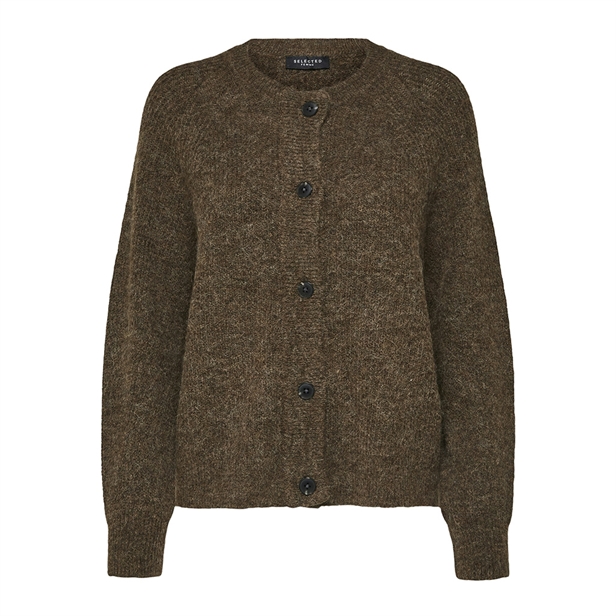 Selected Femme SlfLulu LS Knit Short Cardigan Dachshund