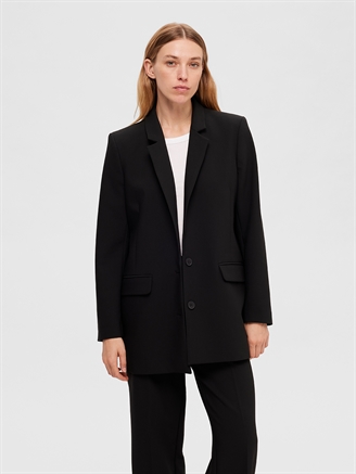 Selected Femme SlfRita LS Relaxed Blazer FD Black