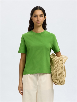 Selected Femme SlfEssential SS Boxy Tee Spindle Tree