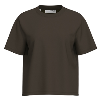 Selected Femme SlfEssential SS Boxy Tee Delicoco
