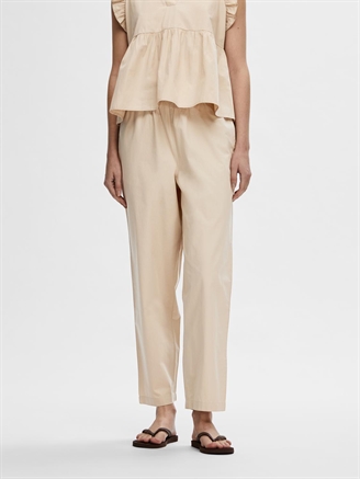 Selected Femme SlfBlair HW Pant Humus