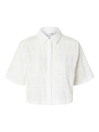 Selected Femme SlfDamara 2/4 Shirt Bright White