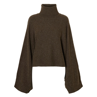 Selected Femme SlfElina Knit Cape Roll Neck Delicioso