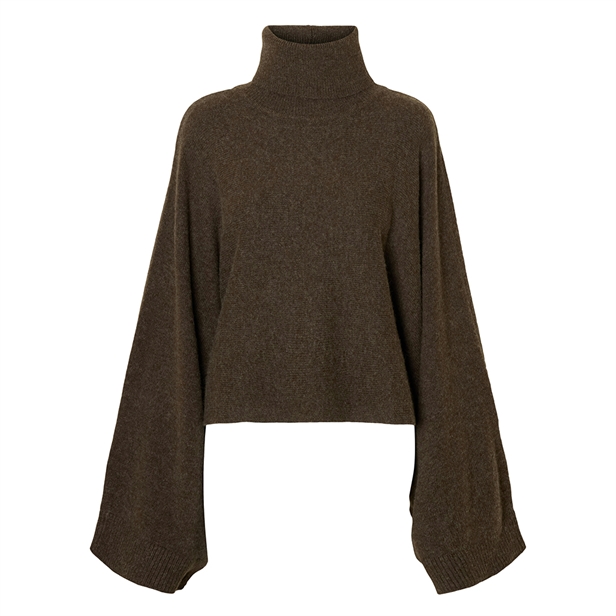 Selected Femme SlfElina Knit Cape Roll Neck Delicioso