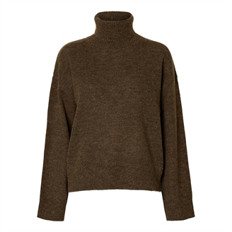Selected Femme SlfLulu LS Knit Roll Neck Dachshund